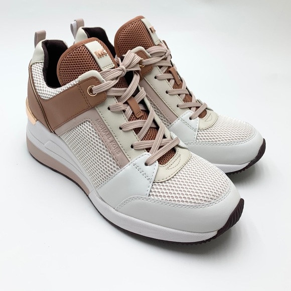 🥳HOST PICK🥳~Michael Kors Georgie Trainer Wedge Sneaker 👟 - Picture 2 of 6